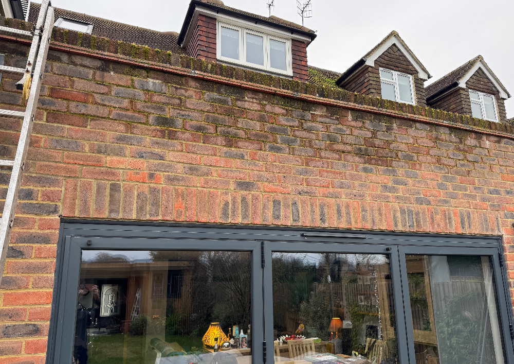 Image number 2 for Projects - Soffits & Guttering Cleaning, Gutter Cleaning in Guildford, Fascias, Wall Cleaning, Driveway Cleaning, Patio Cleaning, Render Cleaning, jet washing