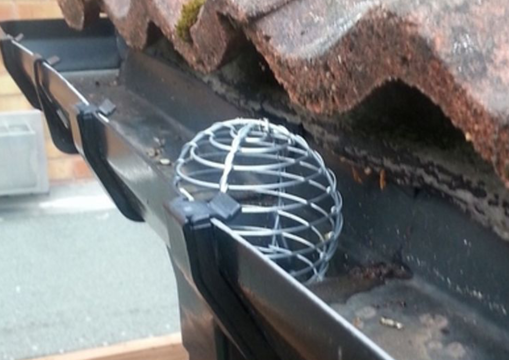 Aquapro Exterior Cleaning Image for The Problem With Balloon Caps For Gutters -  Render Cleaning,  Driveway Cleaning,  Wall Cleaning, Gutter Cleaning in Guildford,  Fascias,  jet washing,  Patio Cleaning,  Soffits & Guttering Cleaning